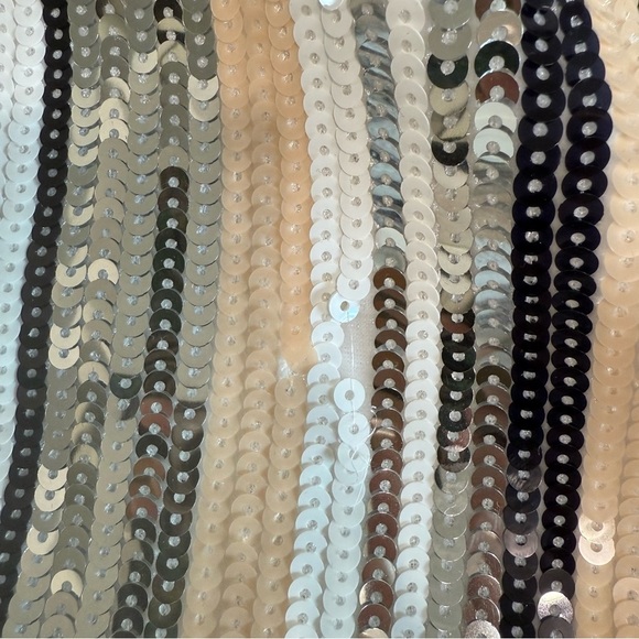 Anthropologie Raga Lunar Half-Zip Sequin Track Jacket w/Cinch Waist - Size Small - Picture 12 of 15